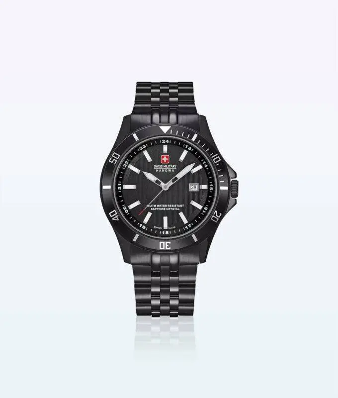 Swiss Military Wristwatch Flagship Grey- Swissmade Direct