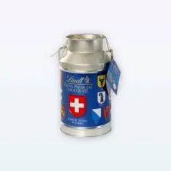 Boîte de chocolat au lait Lindt avec écusson cantonal