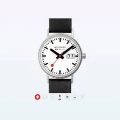 Mondaine Wristwatch Classic 11SBO Black White