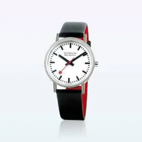 שעון יד Mondaine Classic A660 16SBB שחור לבן 2