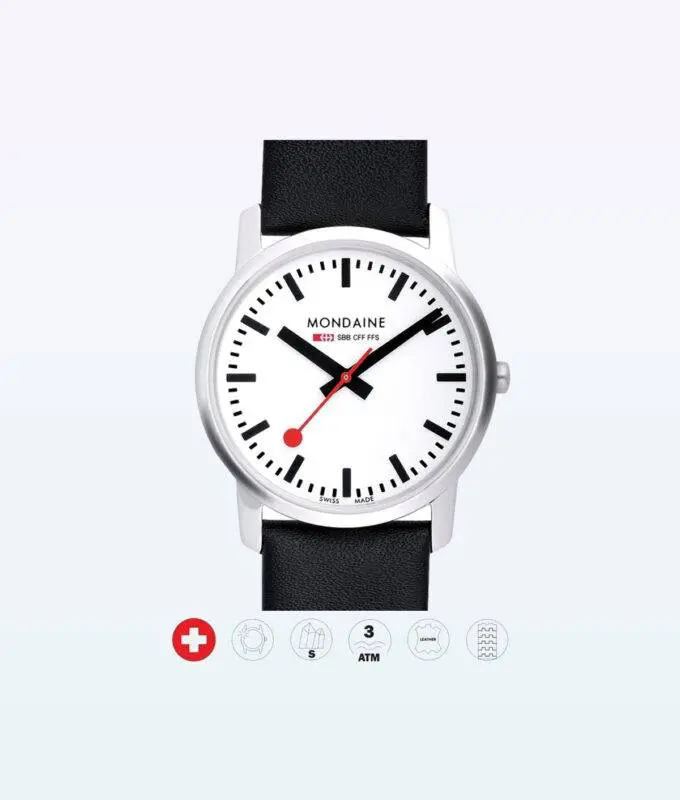 Mondaine Simply Elegant Wristwatch- Swissmade DIrect