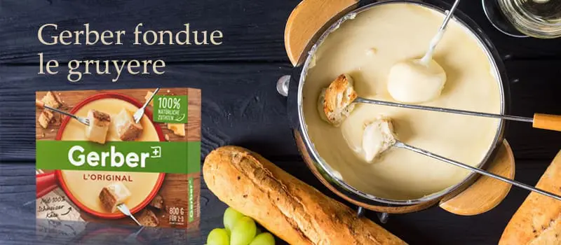 格柏原味奶酪火锅 800 克 1 方杜-格伯