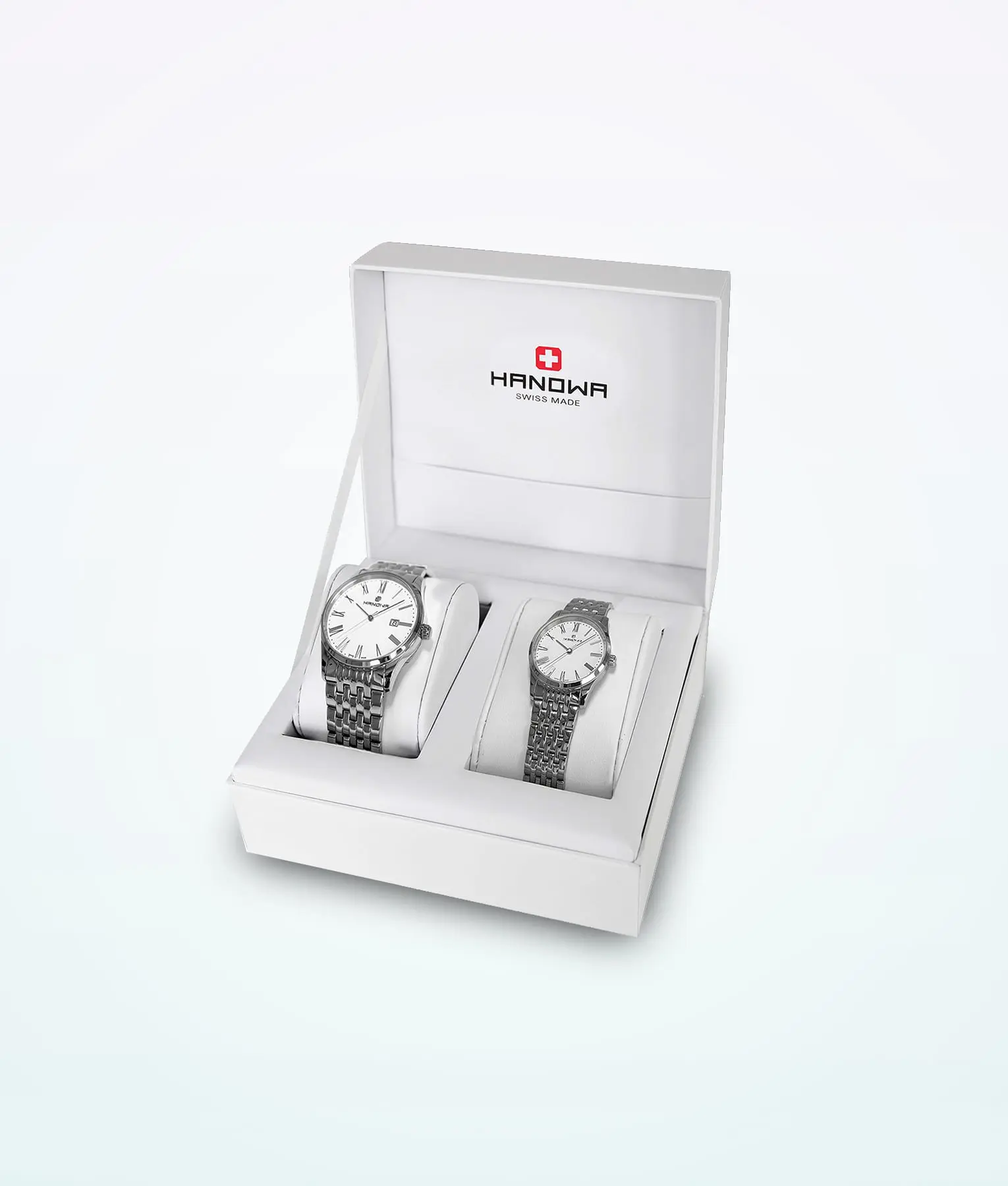 स्विस हनोवा घड़ी सेट: कार्लो और कार्ला 2 सैट1