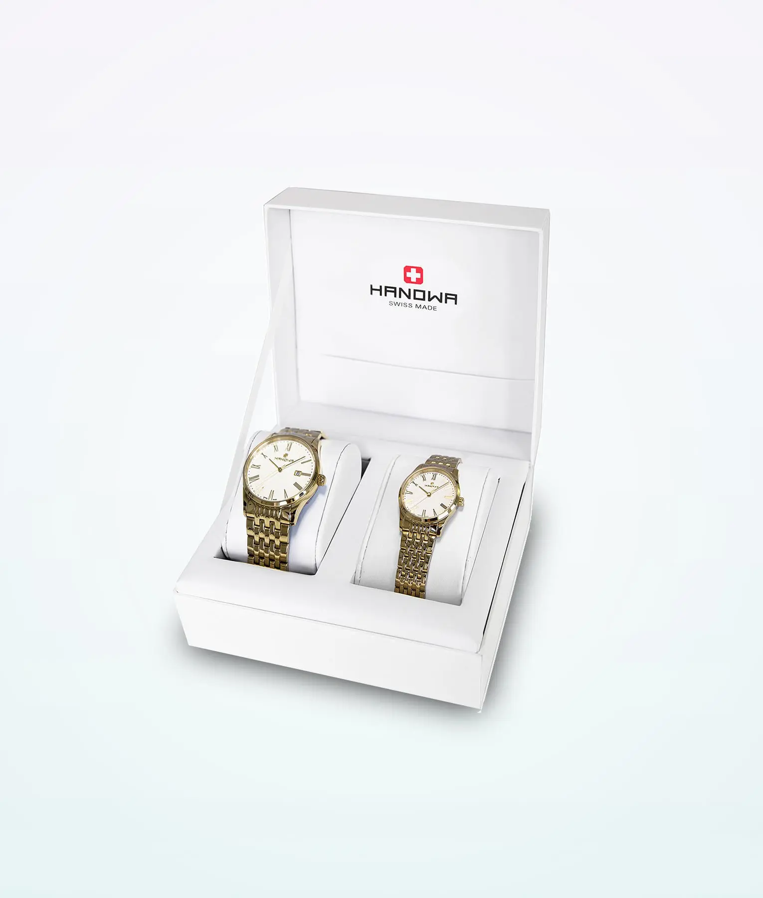 स्विस हनोवा घड़ी सेट: कार्लो और कार्ला 1 Sat3