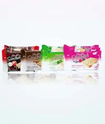 Biscoitos de sanduíche Blevita