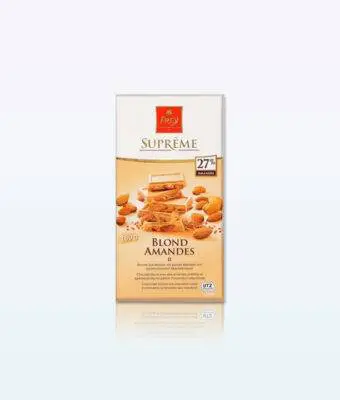 Frey Supreme Cioccolato Bianco 27% Mandorla 180g