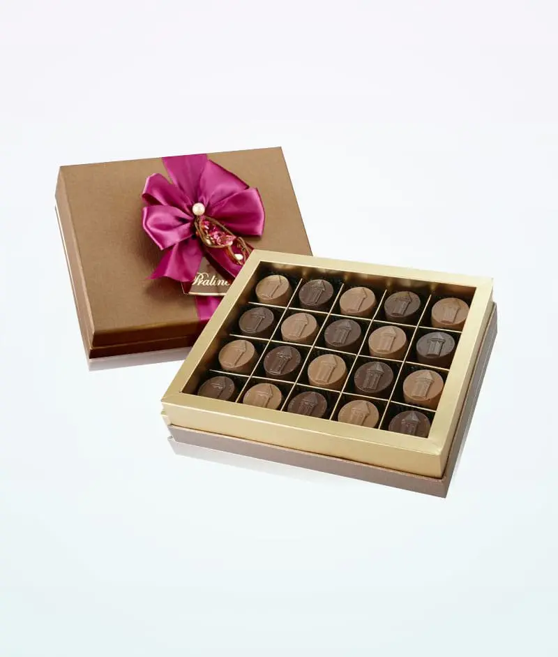 ルツェルン・チョコレート・ボックス・プラリネ|バクマン 4 ルツェルン給水塔ボックス プラリネ小