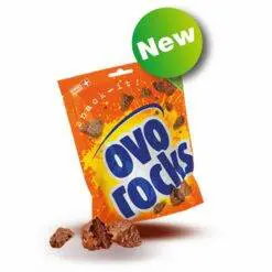 ओवोमाल्टाइन रॉक्स चॉकलेट स्नैक्स 120 ग्राम