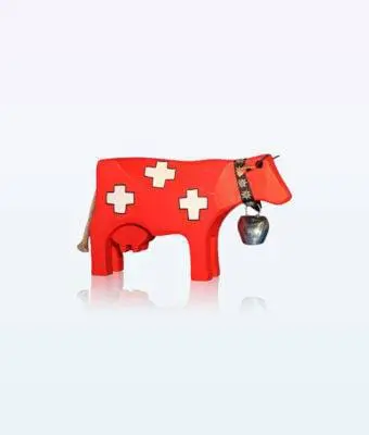 Swiss Wooden Cow | Trauffer