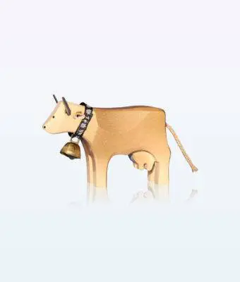 The Wooden Cow Trauffer Toys