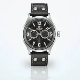 HANOWA SWISS MILITARY undercover multifunctioneel zwart zilver