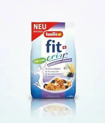Familia Muesli Fit Crisp Blackberry Yogurt 500 g