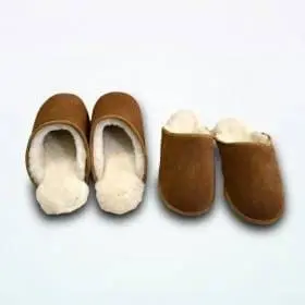 نعال منزلية من جلد الخروف