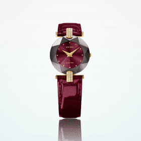 Jowissa Facet Bordue Gold Women Wristwatch