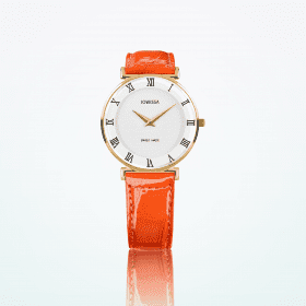 Jowissa Roma Gold Orange Women Wristwatch