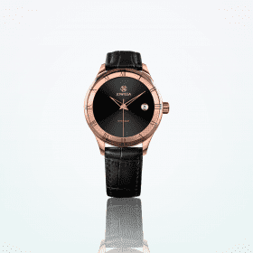 Jowissa Romo 黑色玫瑰金女士腕表