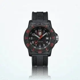 Luminox Black Ops 8880 Series Men Wristwatch Black Red