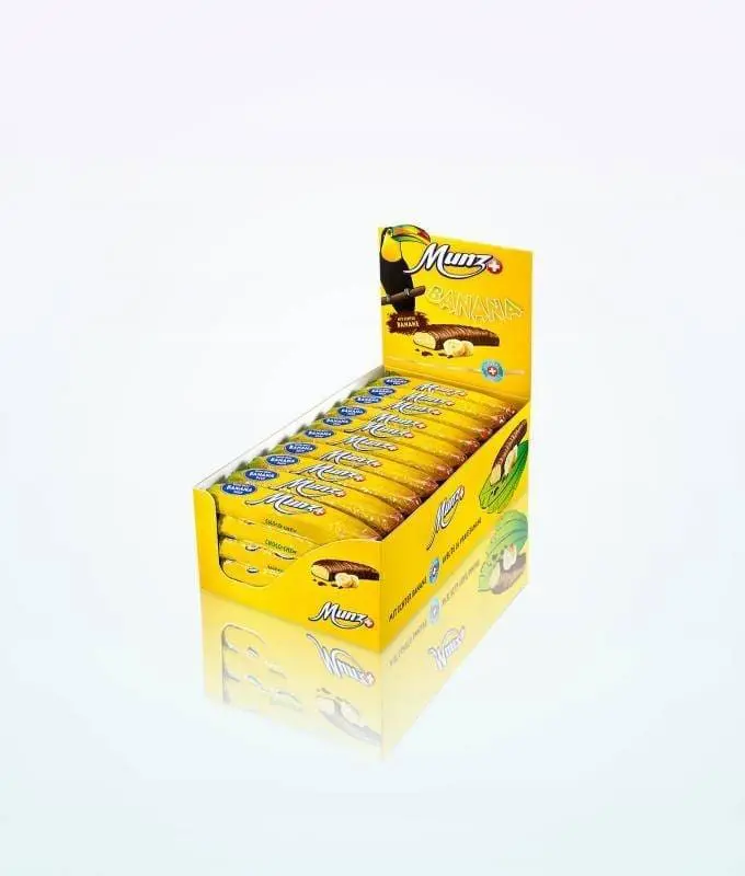 Munz Chocolade Bananen Doos 760 g