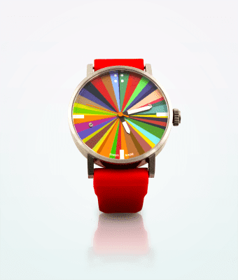 红色表带手表 41mm | 同心型