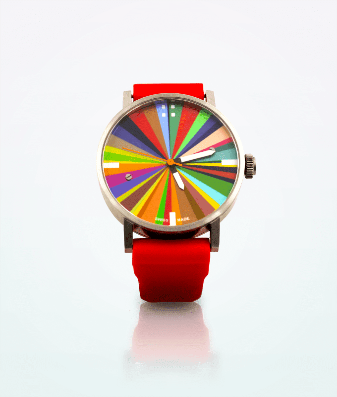 瑞士手表为何是完美的圣诞礼物 2 同心红色表带手表