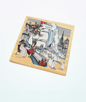 מגנט עץ של ז’נבה של ורסי