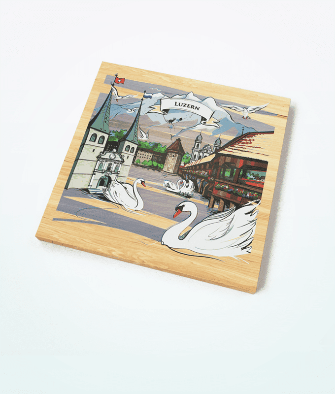 Varsys Luzern Wooden Magnet