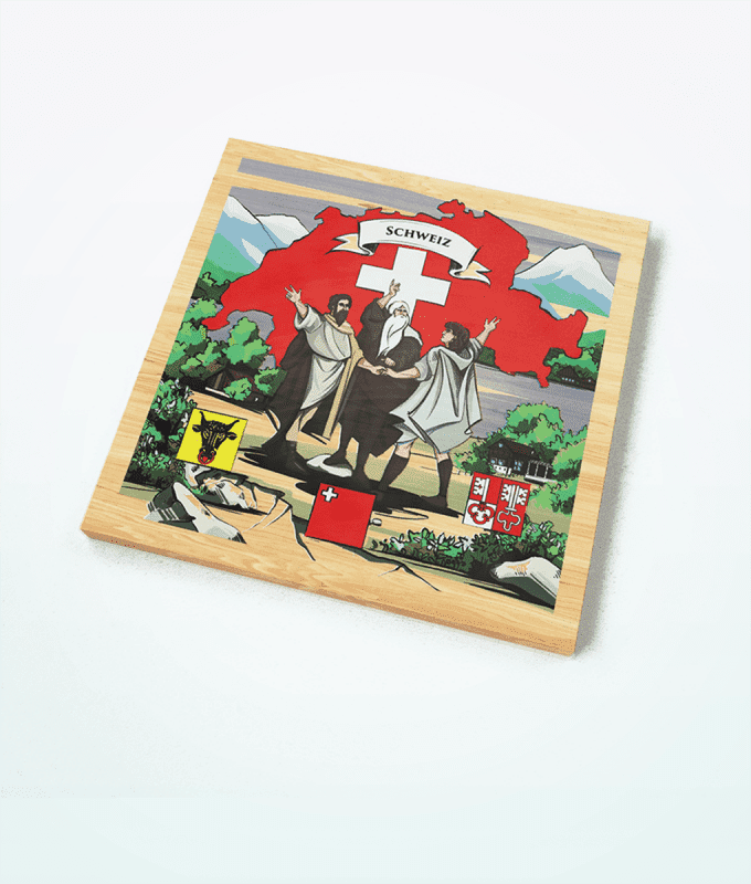 Varsys Switzerland Wooden Magnet