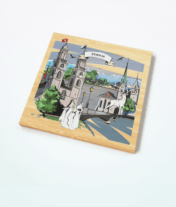 Varsys Zurich Wooden Magnet