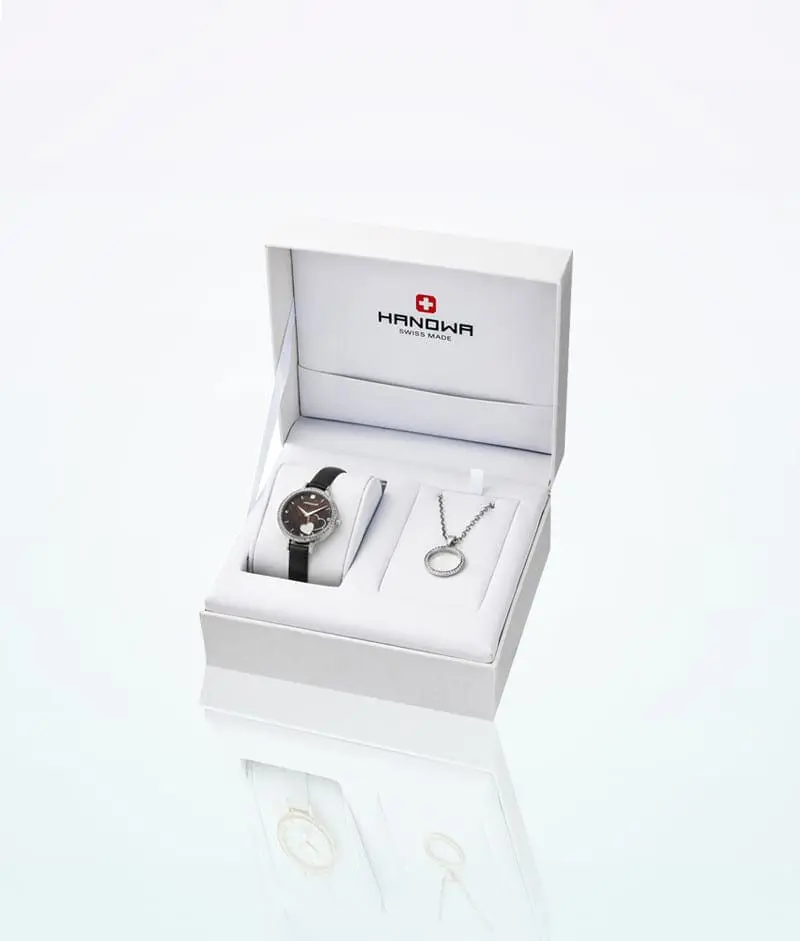 Hanowa Love Frauen Armbanduhr Set 2 Hanowa Love Frauen Armbanduhr Set Schwarz