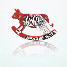 Varsys Wooden Rocking Cow Wow