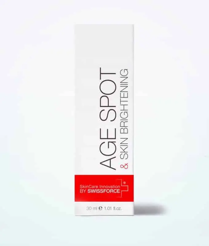 מוצרי טיפוח העור השוויצריים הטובים ביותר - Swissforce Pharma 1 סרום לתיקון כתמי גיל