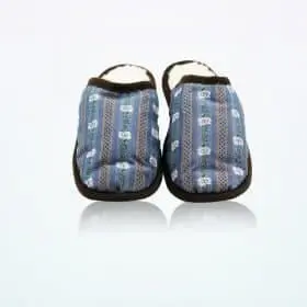 Wollbetten Slippers Edelweiss Dark Blue