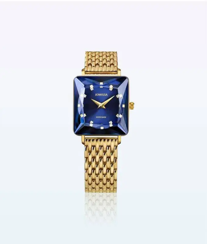 Facet Princess Women Watch with a Metal Strap