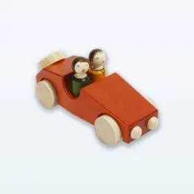 Wooden Auto Philipp 1 red