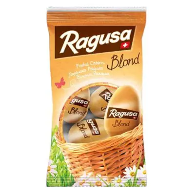 Huevos pequeños de chocolate blanco 156 g | Ragusa