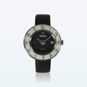 WilTell 100 Relógio de pulso suíço Branco Preto