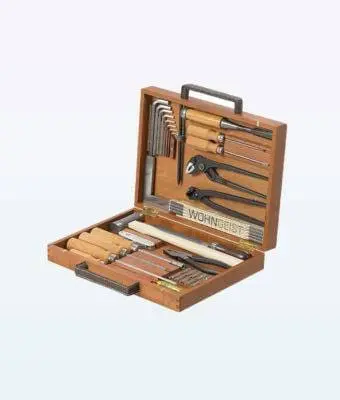 24 Pieces Tool Kit | Wood and Luxury