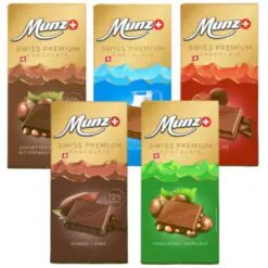 Munz Assorti Melkchocolade 100 g - Swiss Made Direct