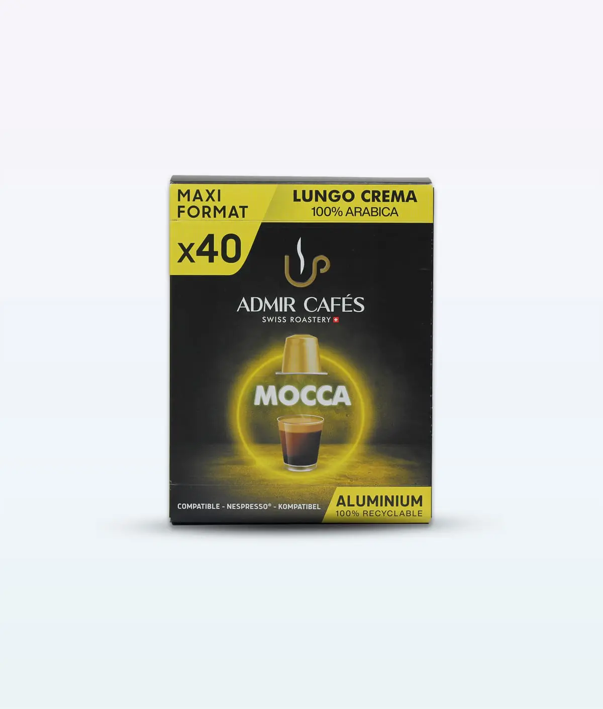 摩卡咖啡胶囊 40 颗 | Admir Cafes 1 摩卡咖啡胶囊 40 颗 | Admir Cafes