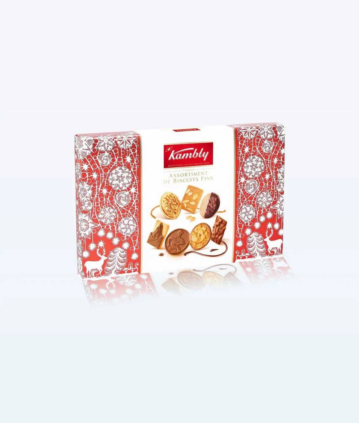 Biscoitos finos sortidos Kambly 250 g 1 Delícias de Natal de Kambly