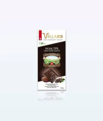 Villars Chocolat Noir avec Stevia 100 g