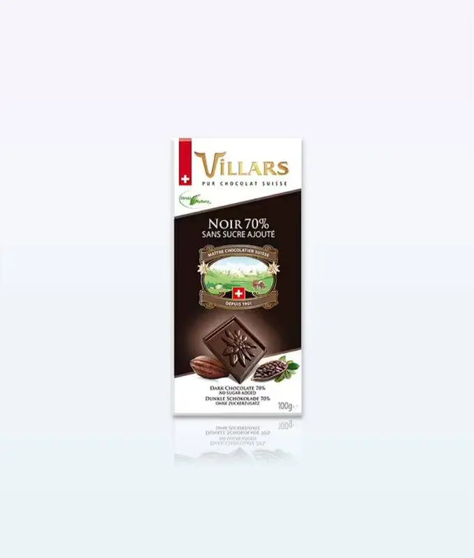 Villars Dark Chocolate with Stevia 100 g