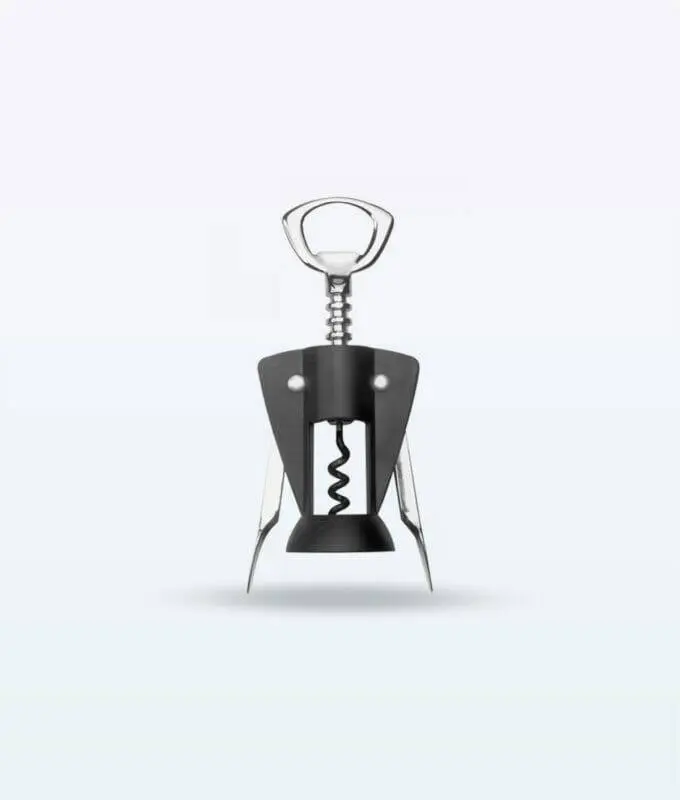 Kisag Lever Corkscrew - Easy-to-use bottle opener for natural and plastic corks