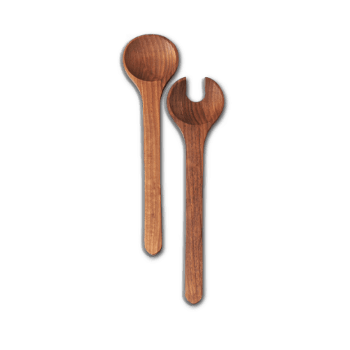 Kisag Artisan Salad Server - Elegant utensils for stylish salads