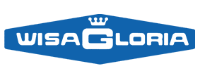 Logo distinctif et épuré pour la prestigieuse marque Wisa Gloria, illustrant son élégance moderne.