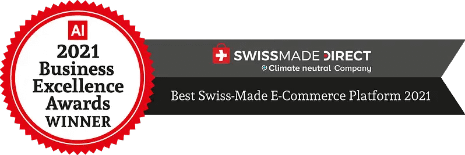 E-Commerce-Plattform für Swissmade's Business Excellence ausgezeichnet.