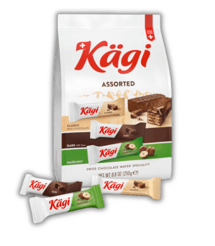 Mini barquillos surtidos | Barrita de chocolate Kaegi.