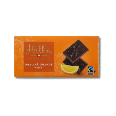 Tavoletta di cioccolato Orange Noir 100 g | Halba