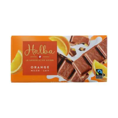Orange Milk Chocolate Bar 100 g | Halba