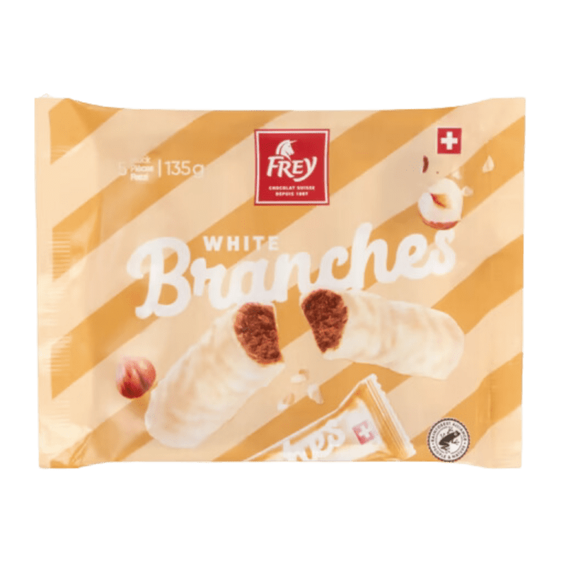 frey white chocolate branches